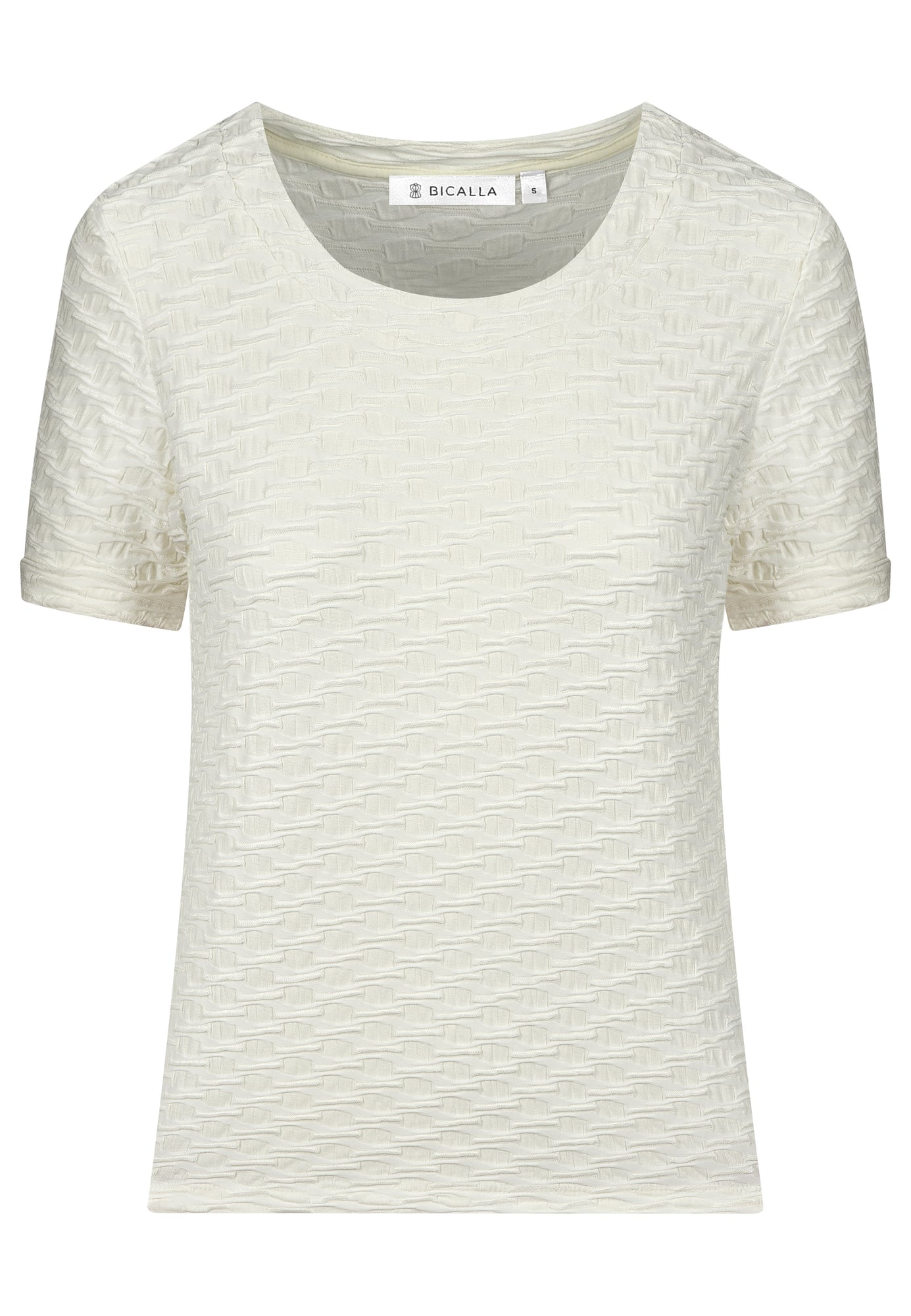 24267 Overhemd Structuur - 01/gebroken wit