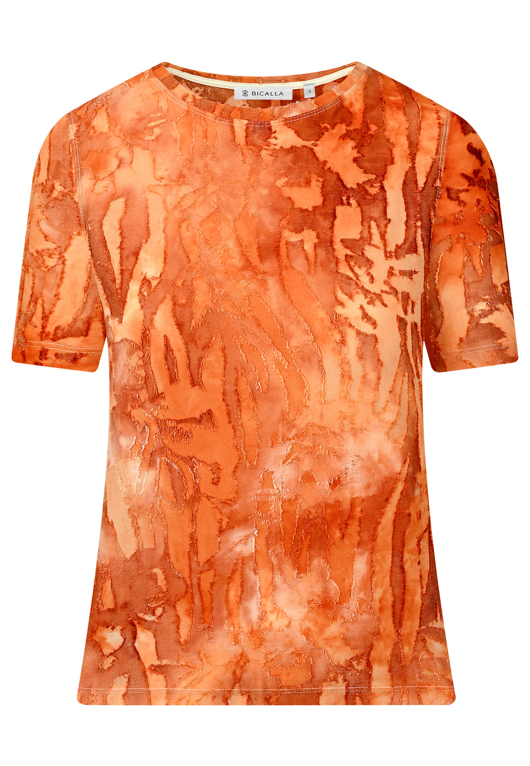 24303 Shirt T&D Fancy - 11/orange